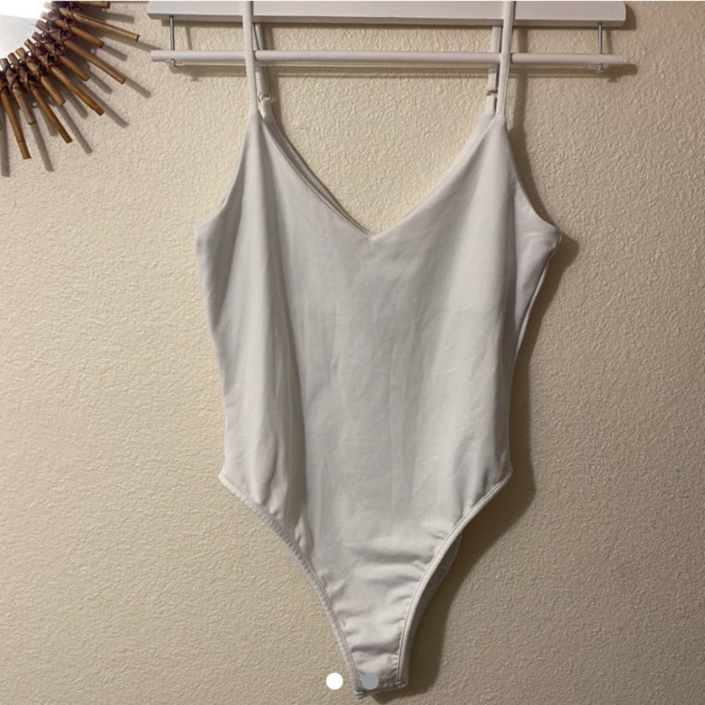 ☁️🐇White One-Piece Bodysuit🐇☁️